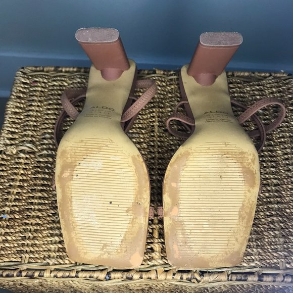 ALDO "Okurra" Strappy Heel | Brown | Size 7.5 🤎 - Picture 9 of 9